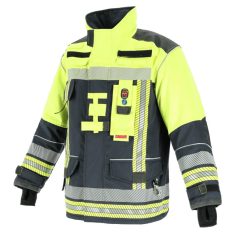   NOVOTEX - ISOMAT NTi ALLROUNDER PRÉMIUM TŰZOLTÓ BEVETÉSI KABÁT (SÖTÉTKÉK-HI-VIS fluoreszcens sárga)