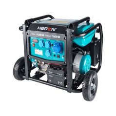 enzinmotoros áramfejlesztő, 8000 VA, 230V, hordozható