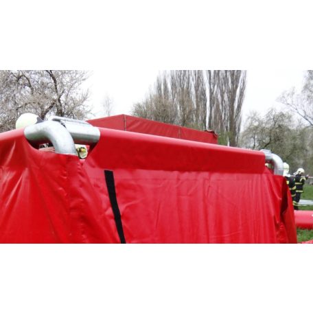 ÁRVIZI ACÉLVÁZAS GÁT (GUMI ACÉLVÁZON)