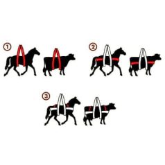 Nagyméretű Állatmentő Heveder 